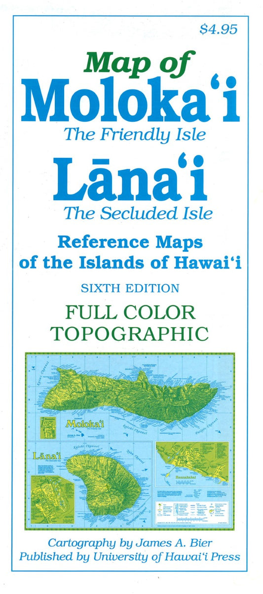 Map of Moloka'i & Lana'i