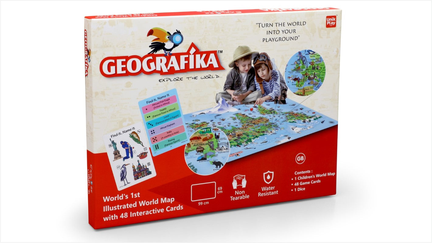 Geografika World Map Game