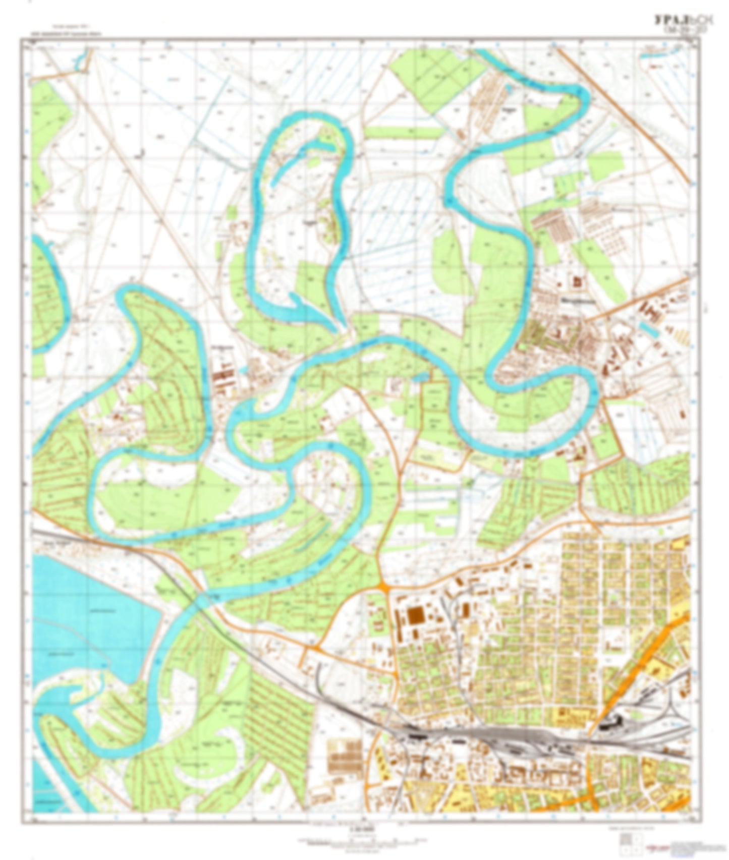 Uralsk 1 (Kazakhstan) - Soviet Military City Plans