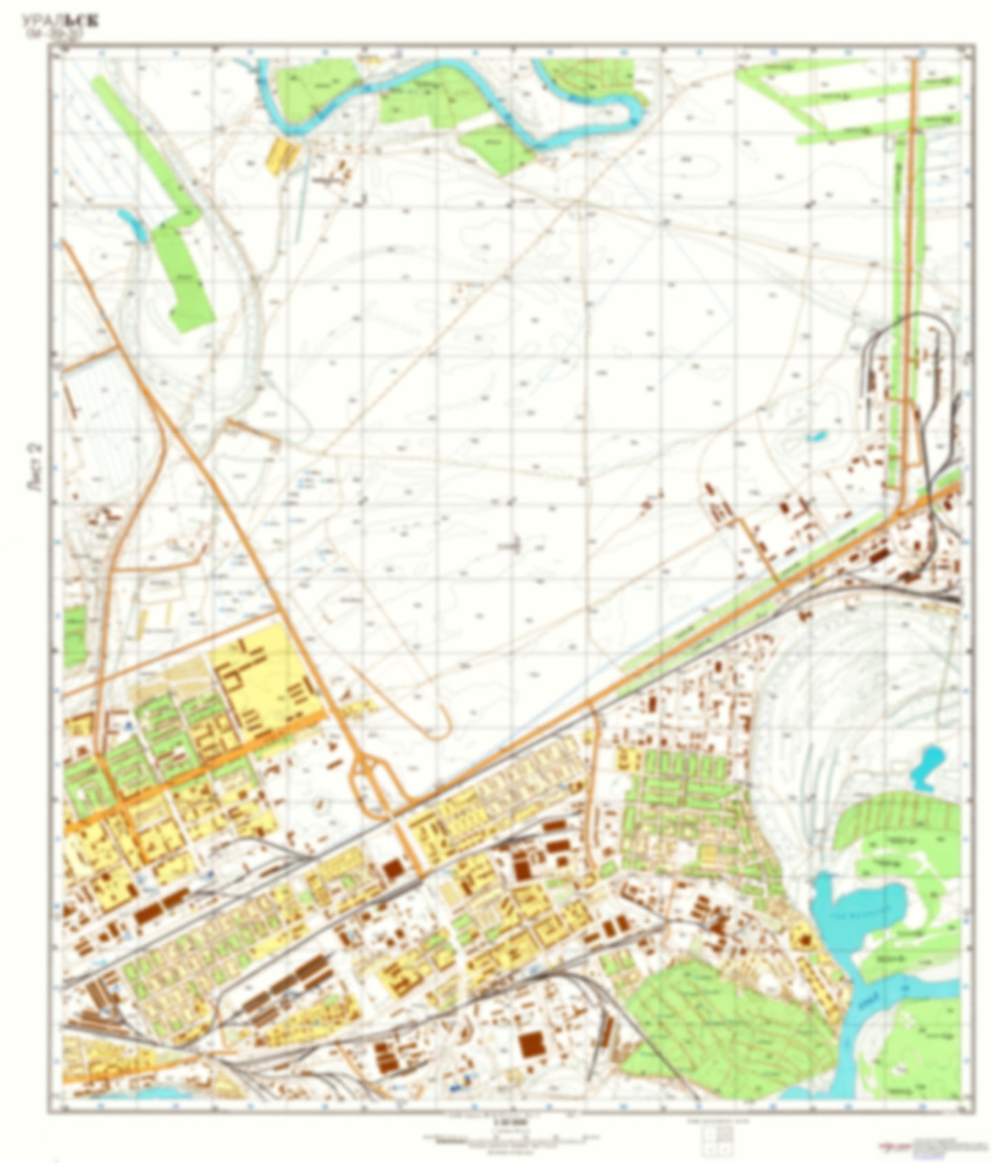 Uralsk 2 (Kazakhstan) - Soviet Military City Plans