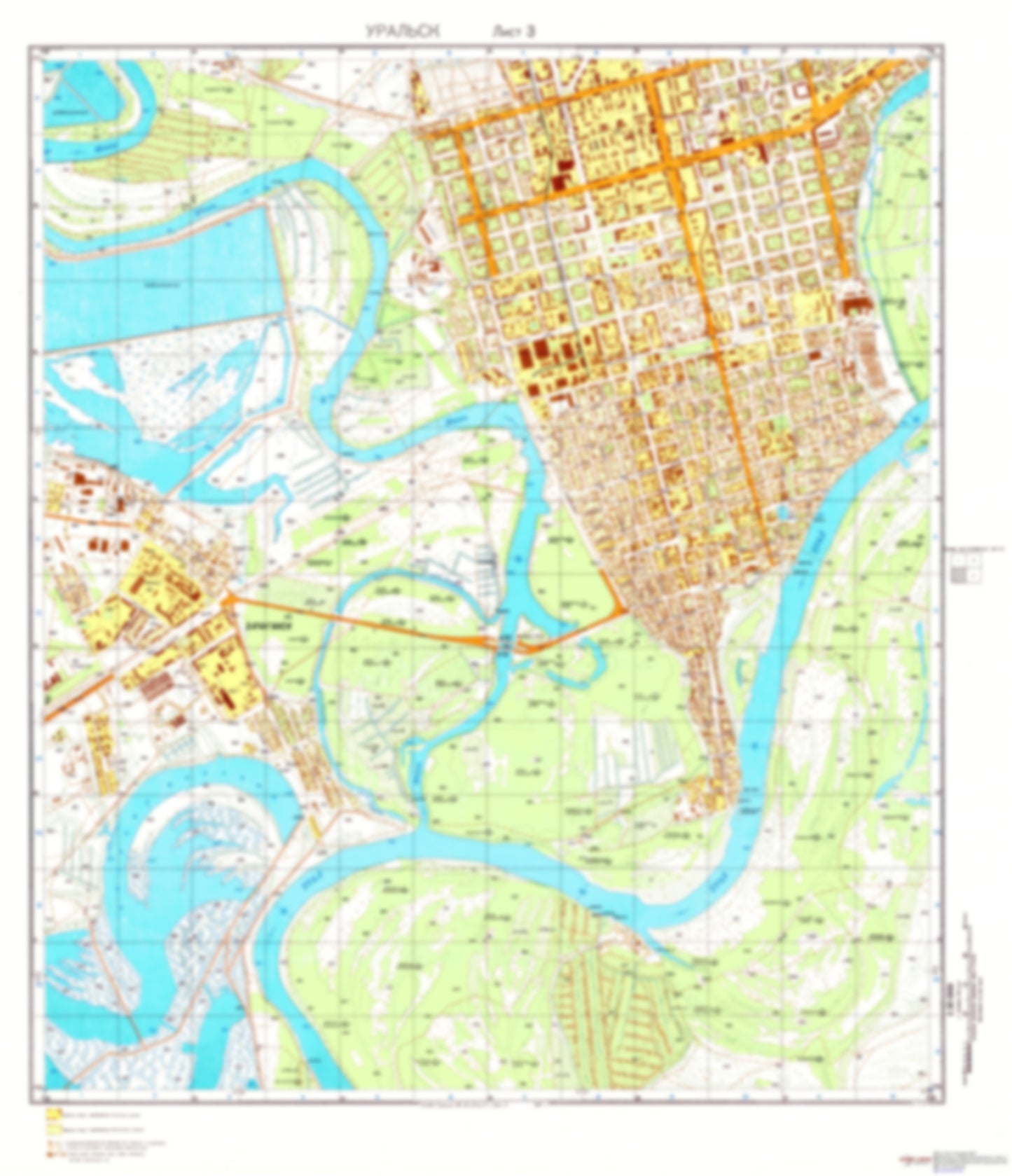 Uralsk 3 (Kazakhstan) - Soviet Military City Plans