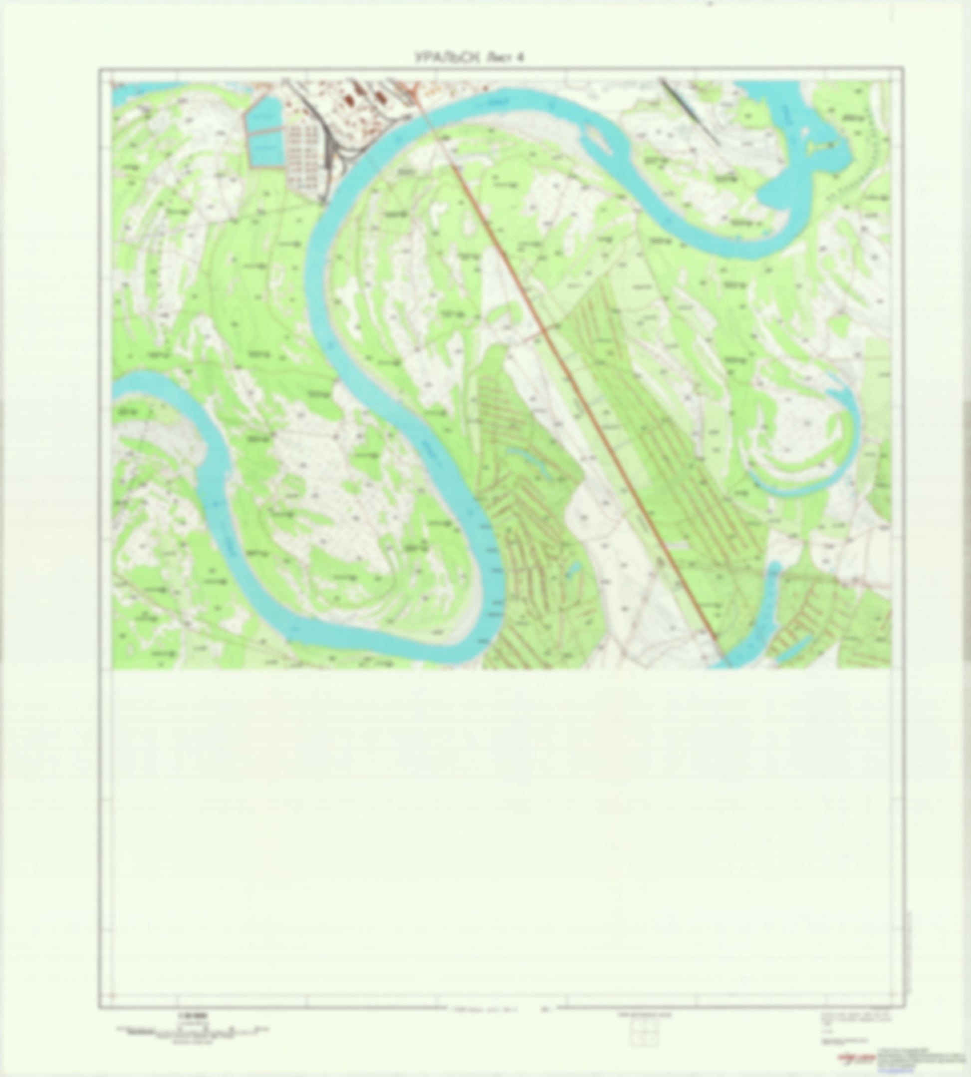 Uralsk 4 (Kazakhstan) - Soviet Military City Plans