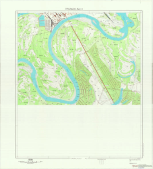 Uralsk 4 (Kazakhstan) - Soviet Military City Plans