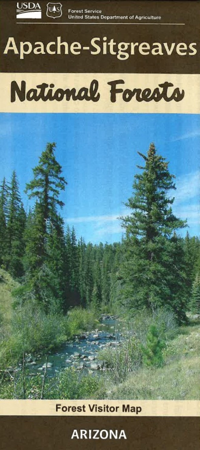 Apache Sitgreaves National Forest map