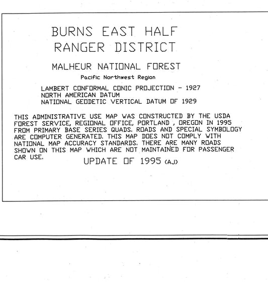 MALHEUR NF, BURNS RD EAST, OR