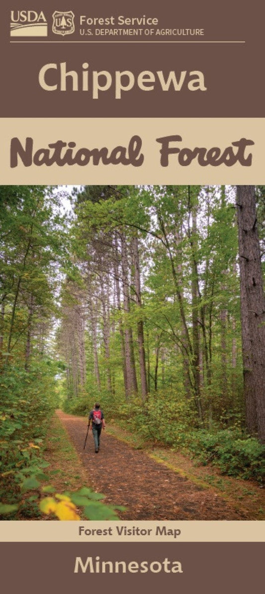 Chippewa National Forest, MN Visitor Map