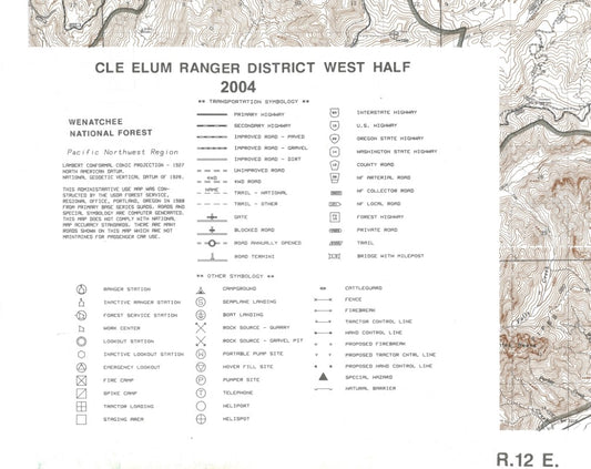 OKANOGAN-WENATCHEE NF, CLE ELUM RD, WA