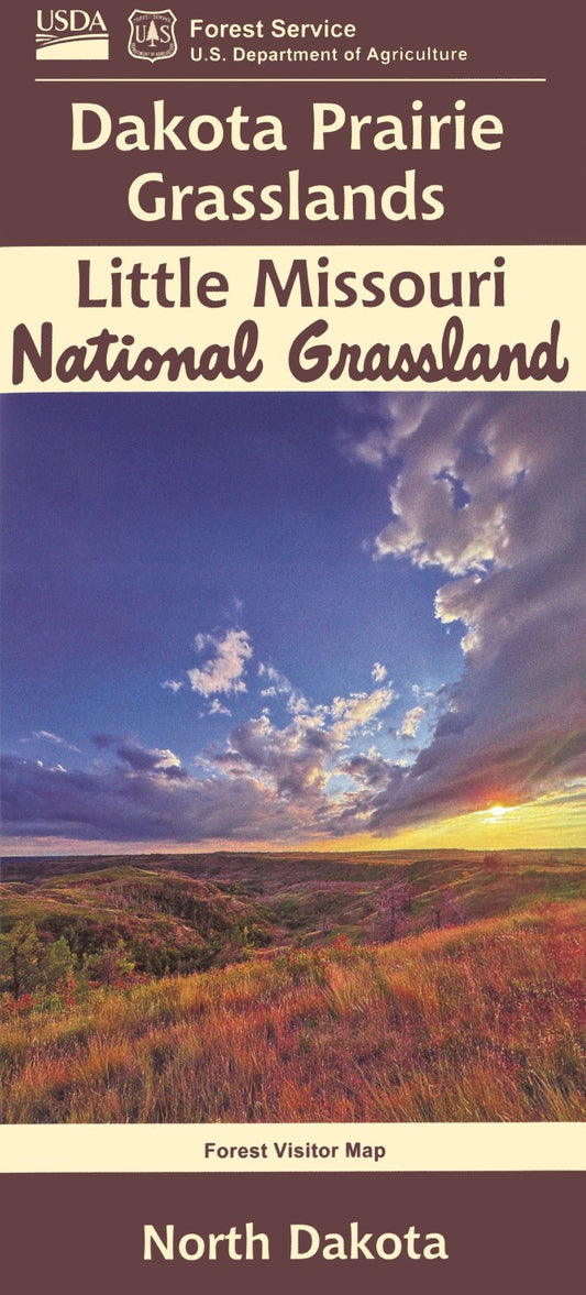 Dakota Prairie Grasslands: Little Missouri National Grassland, ND Visitor Map