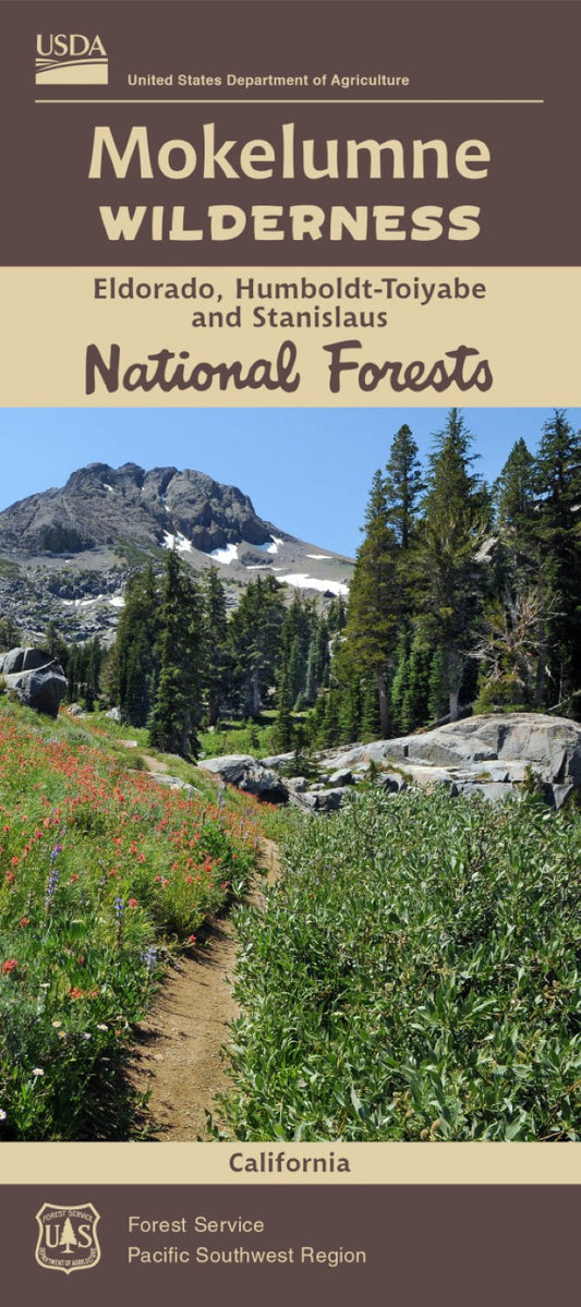 Mokelumne Wilderness Area Map