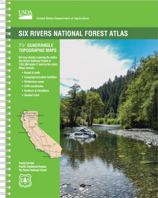 SIX RIVERS NATIONAL FOREST ATLAS, CALIFORNIA