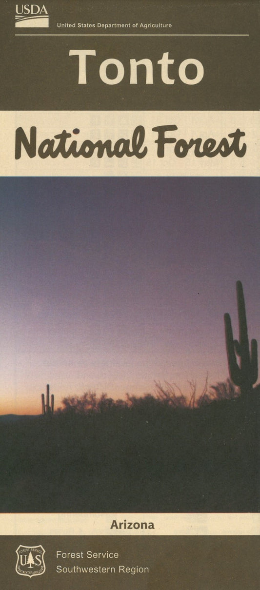Tonto National Forest Visitor Map