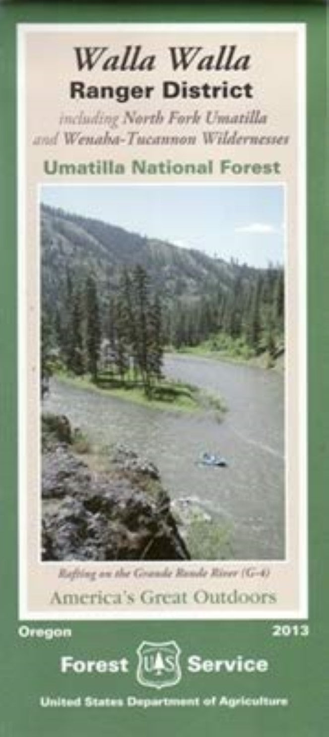 Umatilla National Forest - Walla Walla Ranger District Map