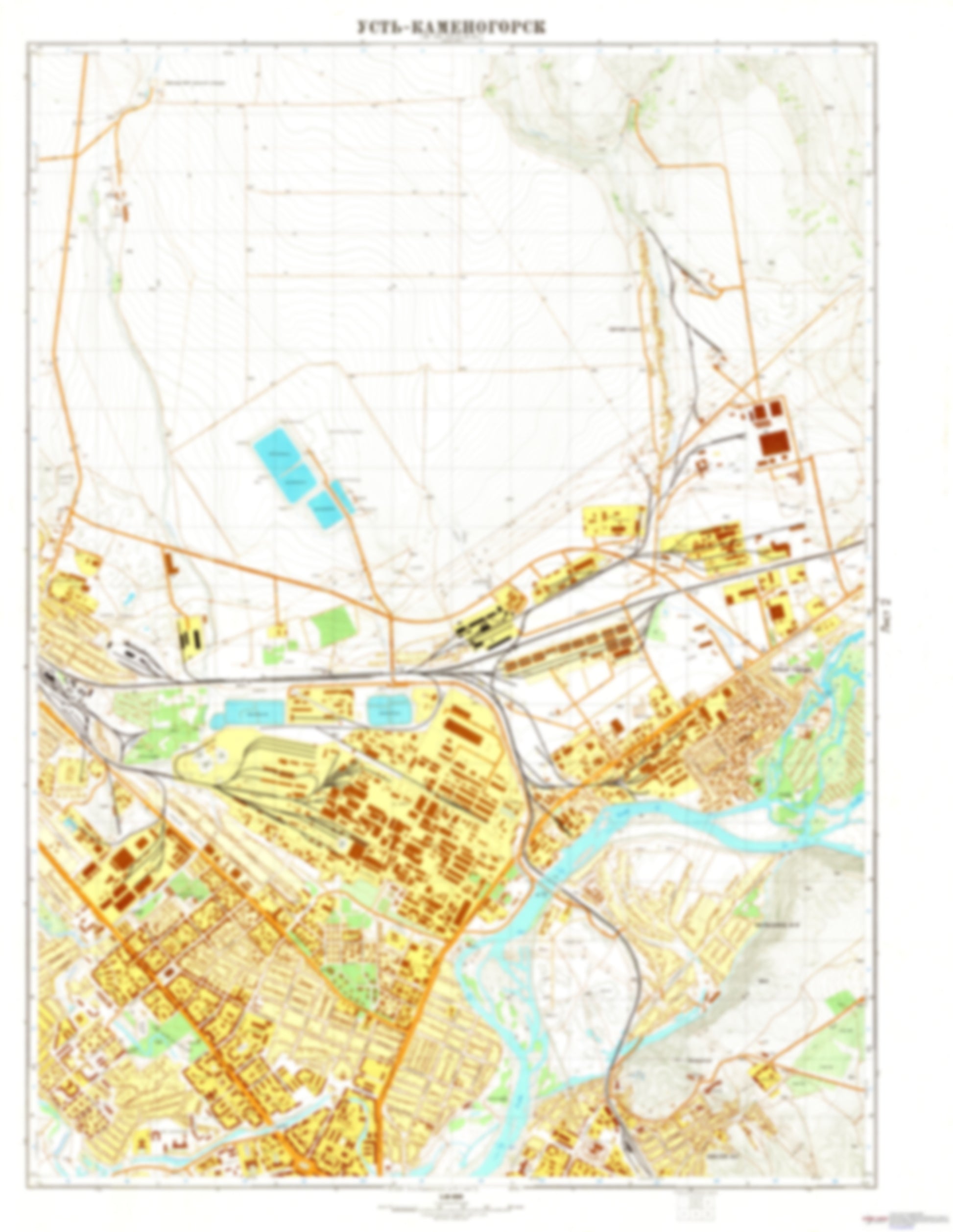 Ust-Kamenogorsk 2 (Kazakhstan) - Soviet Military City Plans