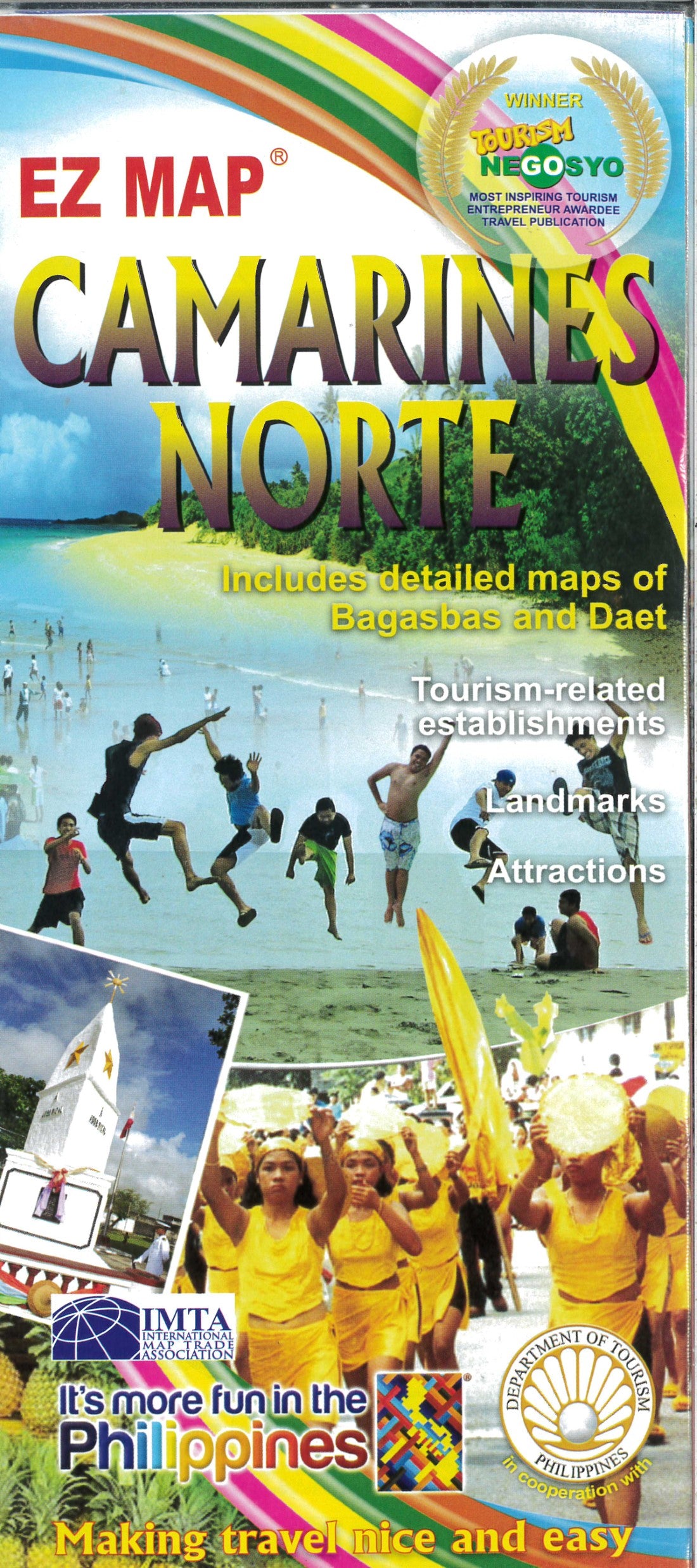 Camarines Norte Tourist Map