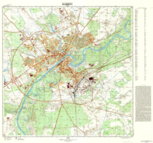 Valmijera (Latvia) - Soviet Military City Plans