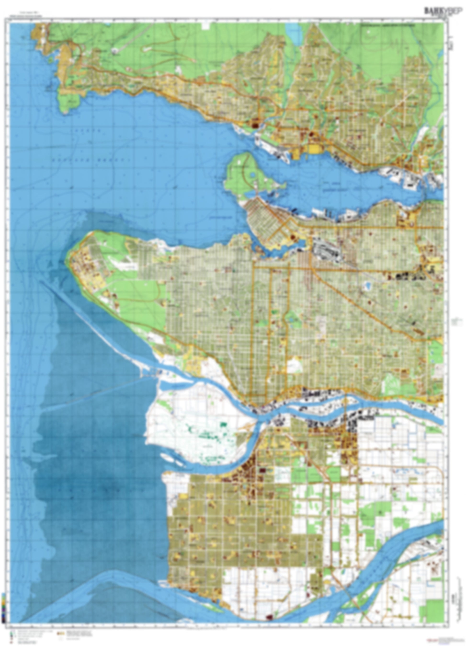 Vancouver 1 (Canada) - Soviet Military City Plans
