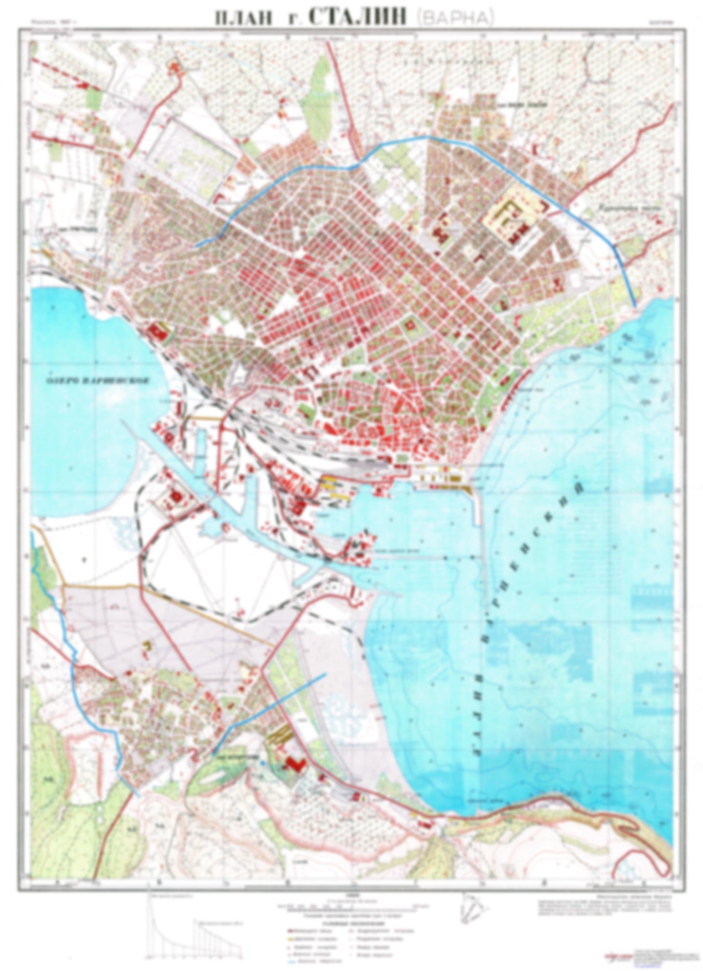 Varna (Bulgaria) - Soviet Military City Plans