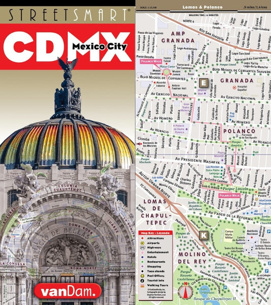 Mexico City, StreetSmart Map