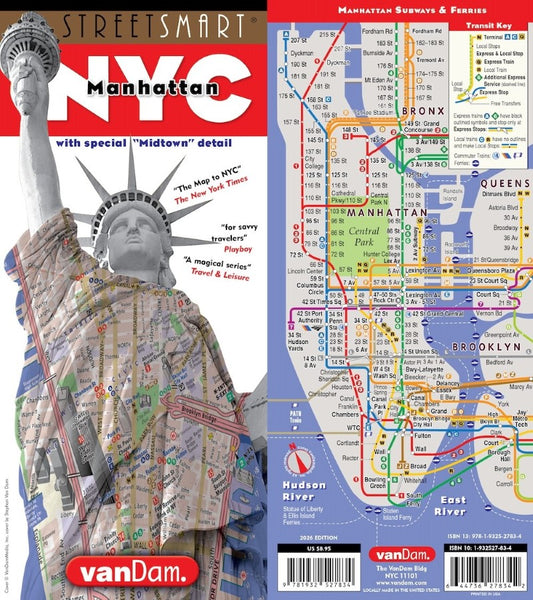 New York City, Manhattan StreetSmart Map