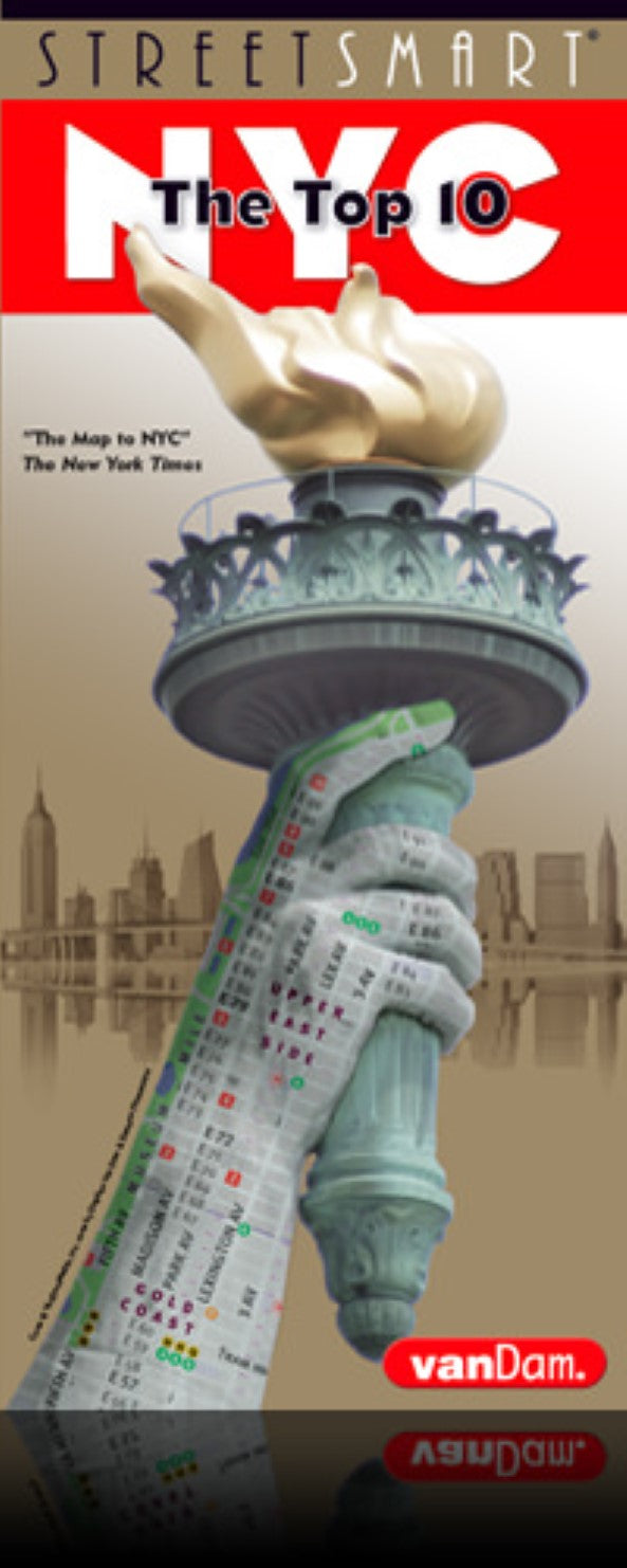 NYC Top Ten StreetSmart Map
