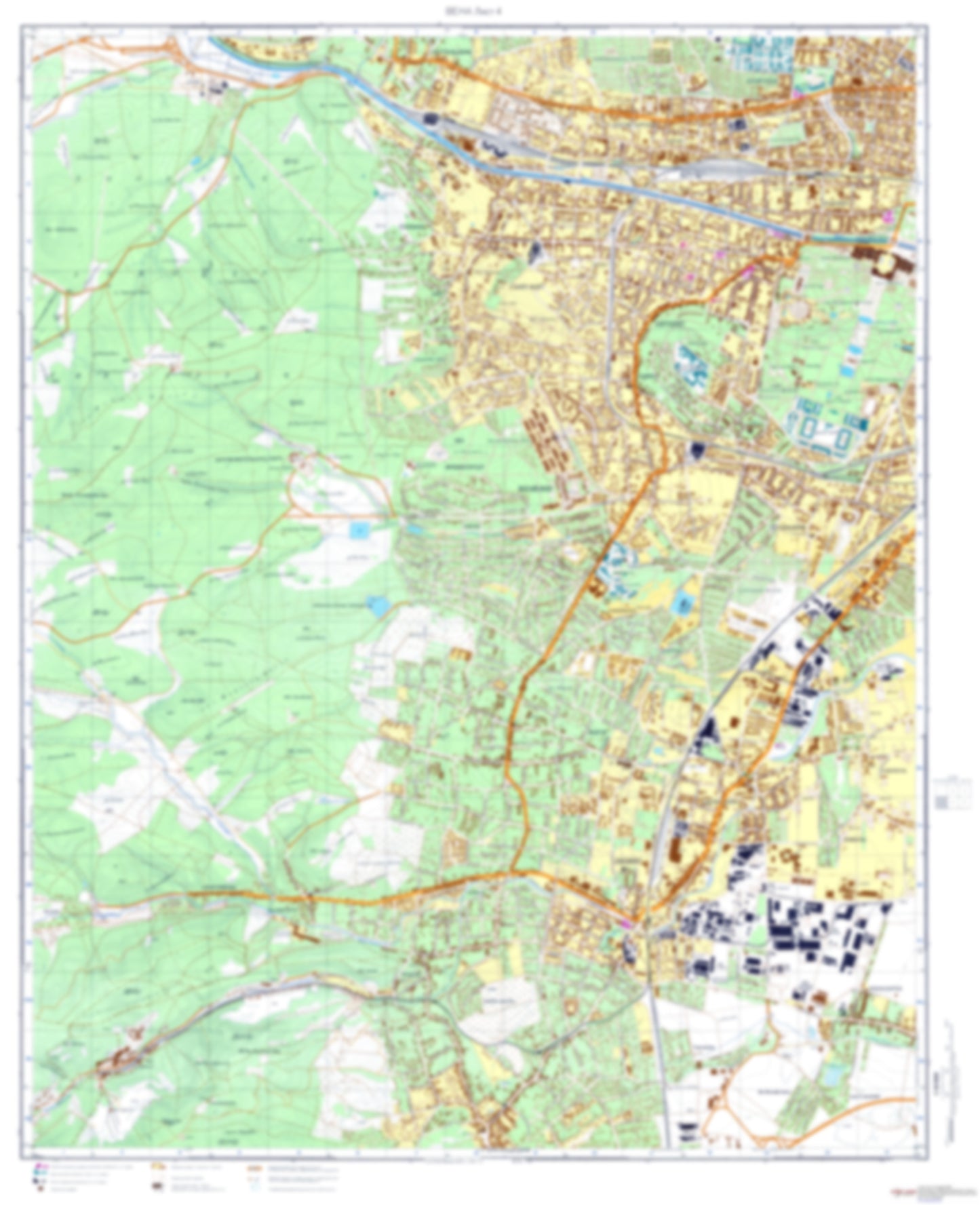 Vienna 4 (Austria) - Soviet Military City Plans