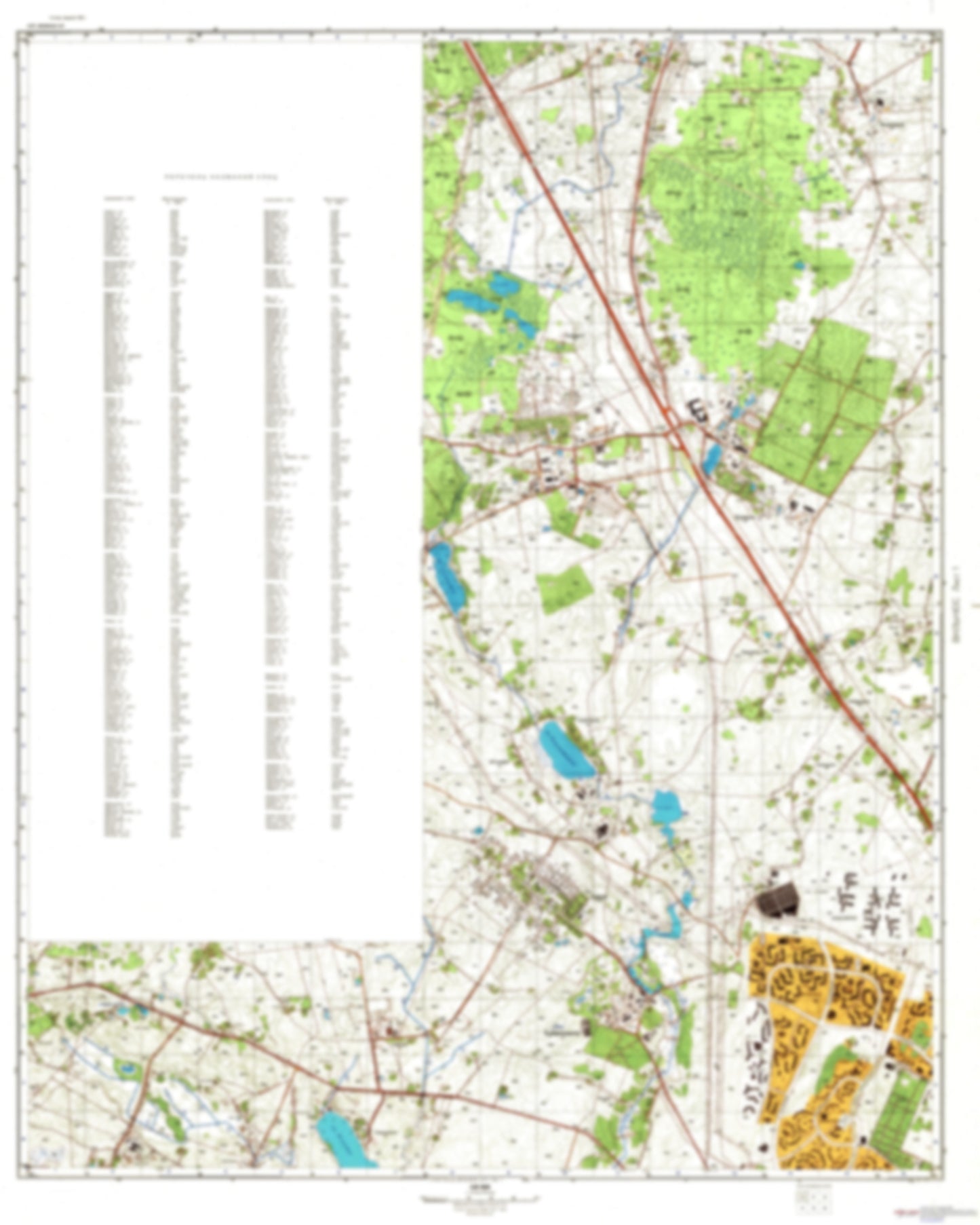 Vilnius 1 (Lithuania) - Soviet Military City Plans