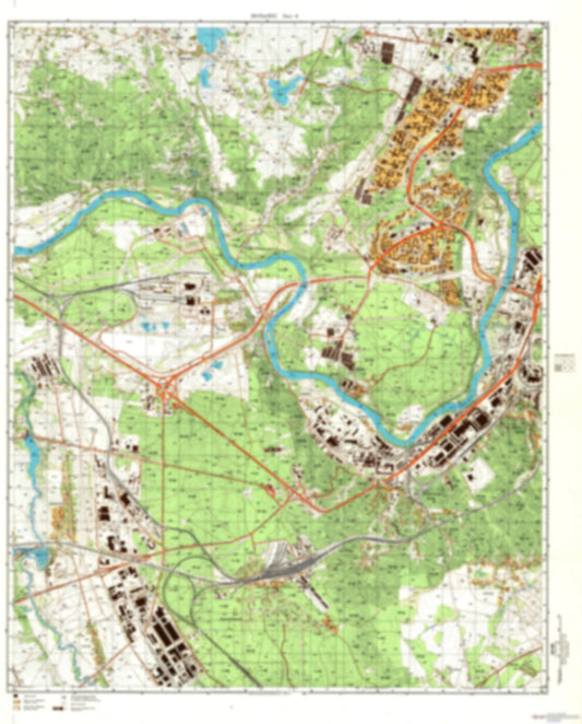 Vilnius 4 (Lithuania) - Soviet Military City Plans