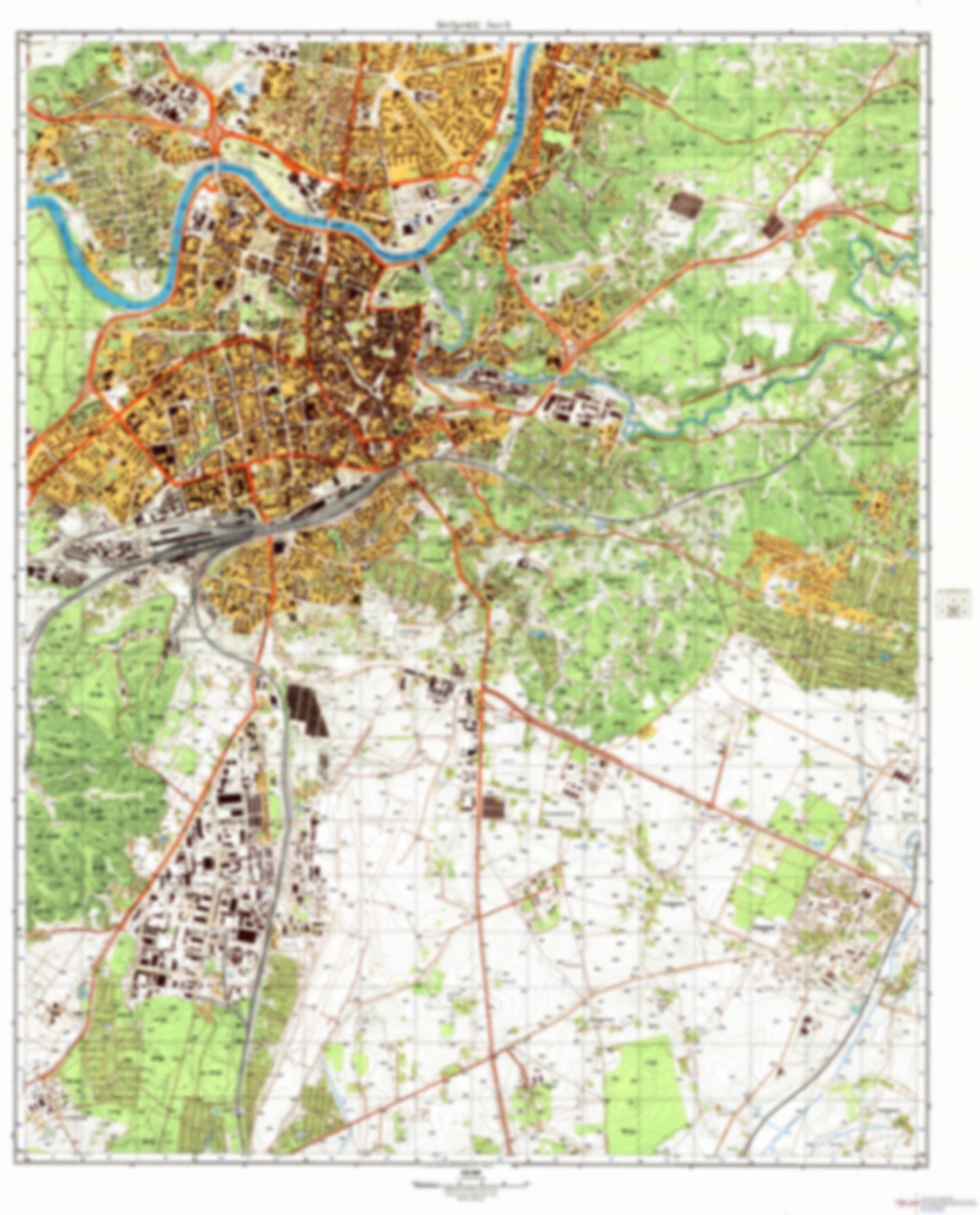 Vilnius 5 (Lithuania) - Soviet Military City Plans