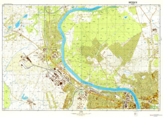 Vitebsk 1 (Belarus) - Soviet Military City Plans