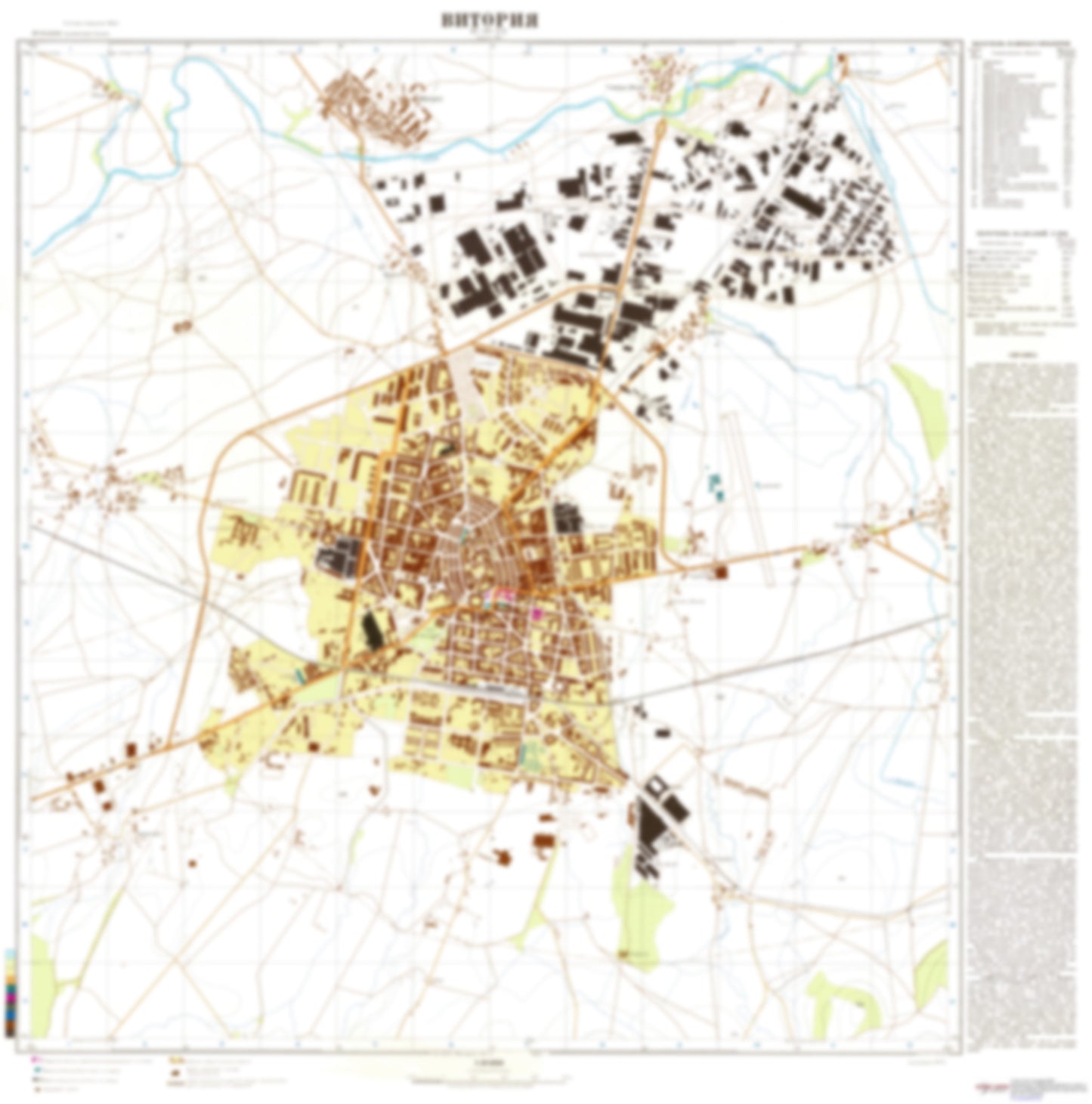 Vitoria (Spain) - Soviet Military City Plans