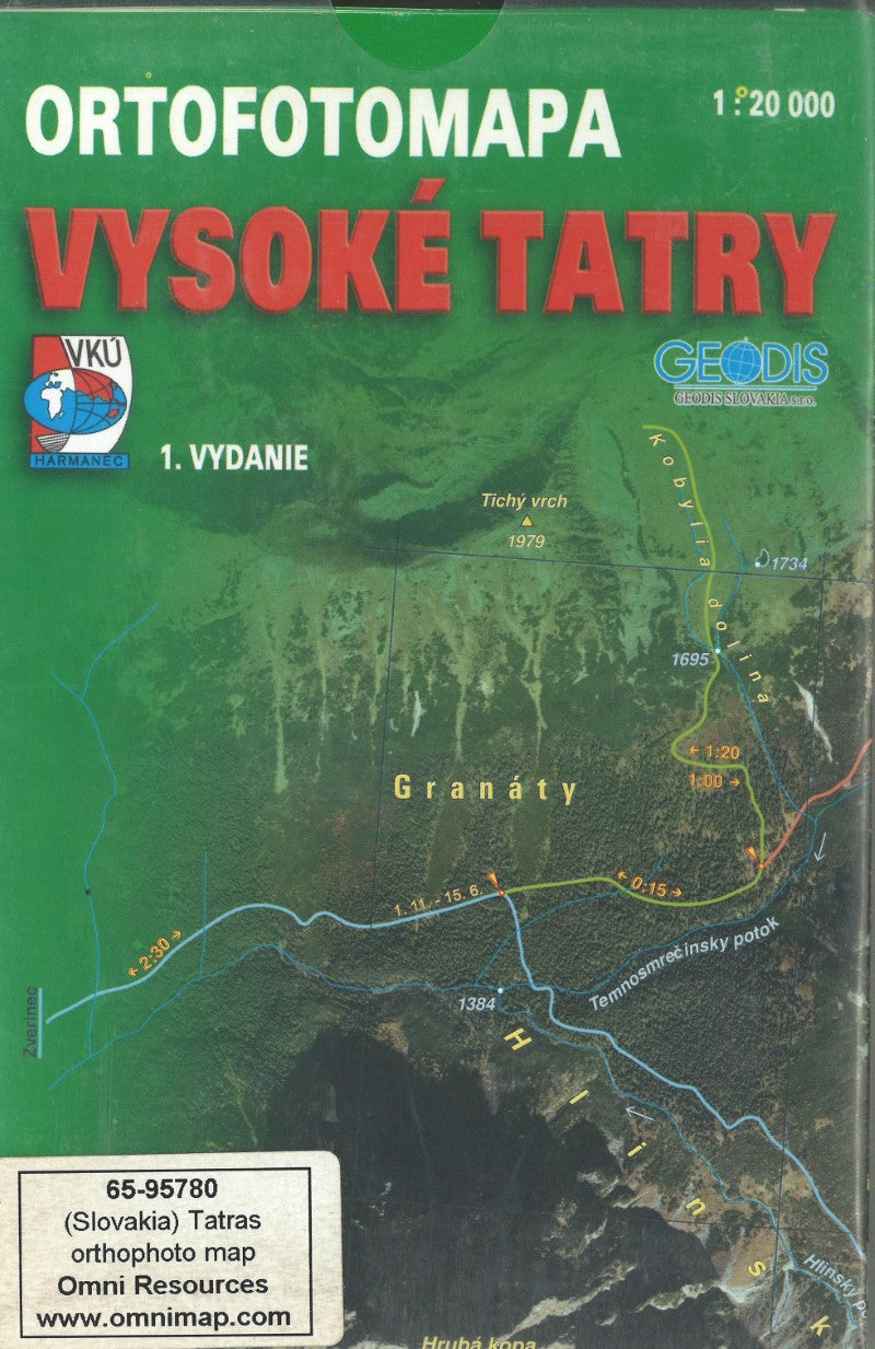 Vysoke Tatry Ortofotomapa