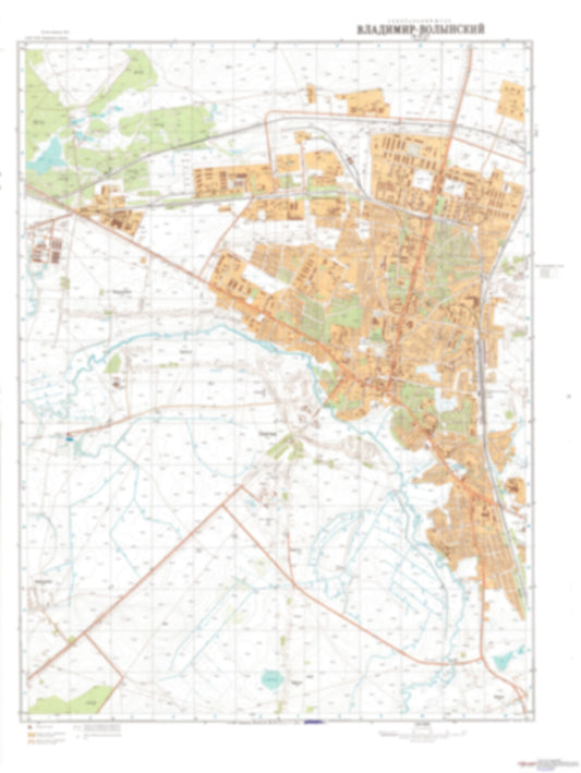 Vladimir-Volynskii 1 (Ukraine) - Soviet Military City Plans