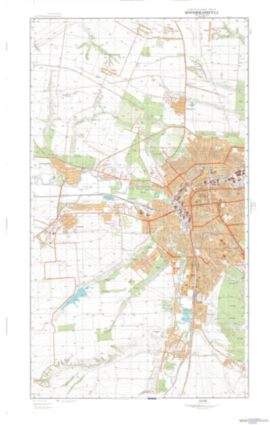 Voroshilovgrad 1 (Ukraine) - Soviet Military City Plans