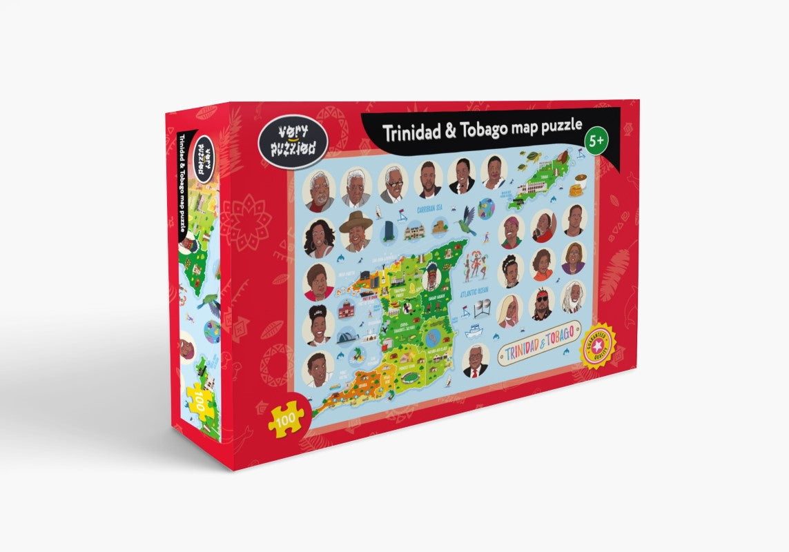 Trinidad & Tobago Map Jigsaw Puzzle - 5+