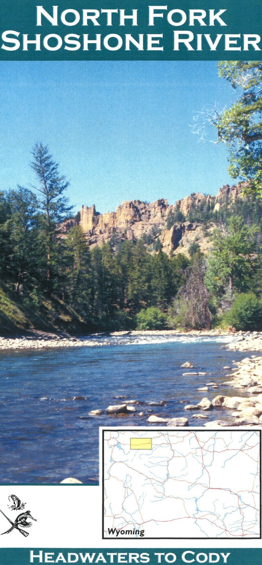 North Fork of the Shoshone River Fishing map