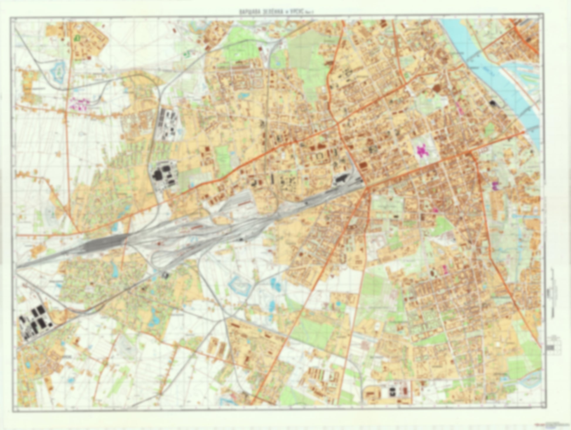 Warsaw, Zielonka and Ursus 3 (Poland) - Soviet Military City Plans