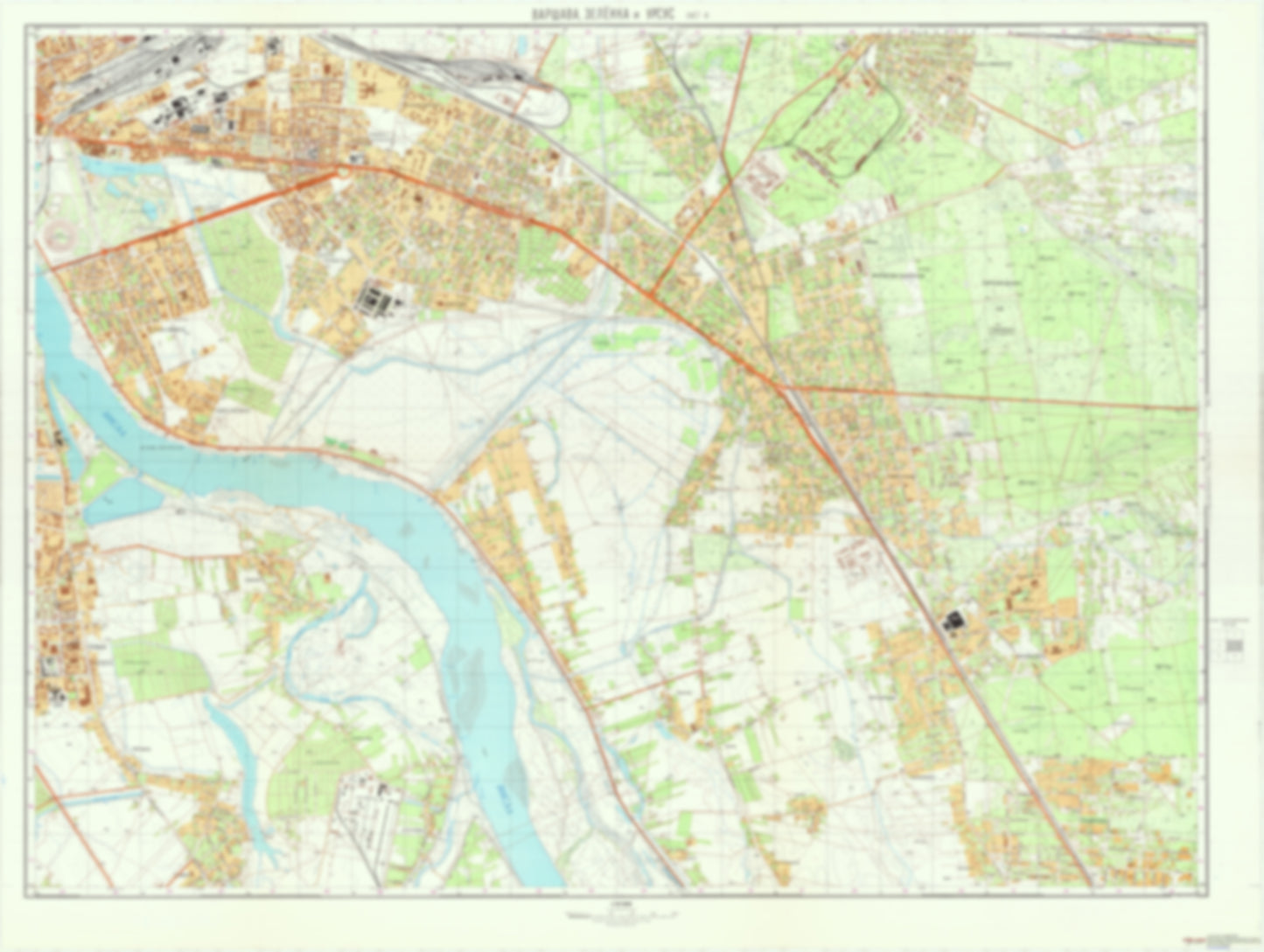 Warsaw, Zielonka and Ursus 4 (Poland) - Soviet Military City Plans
