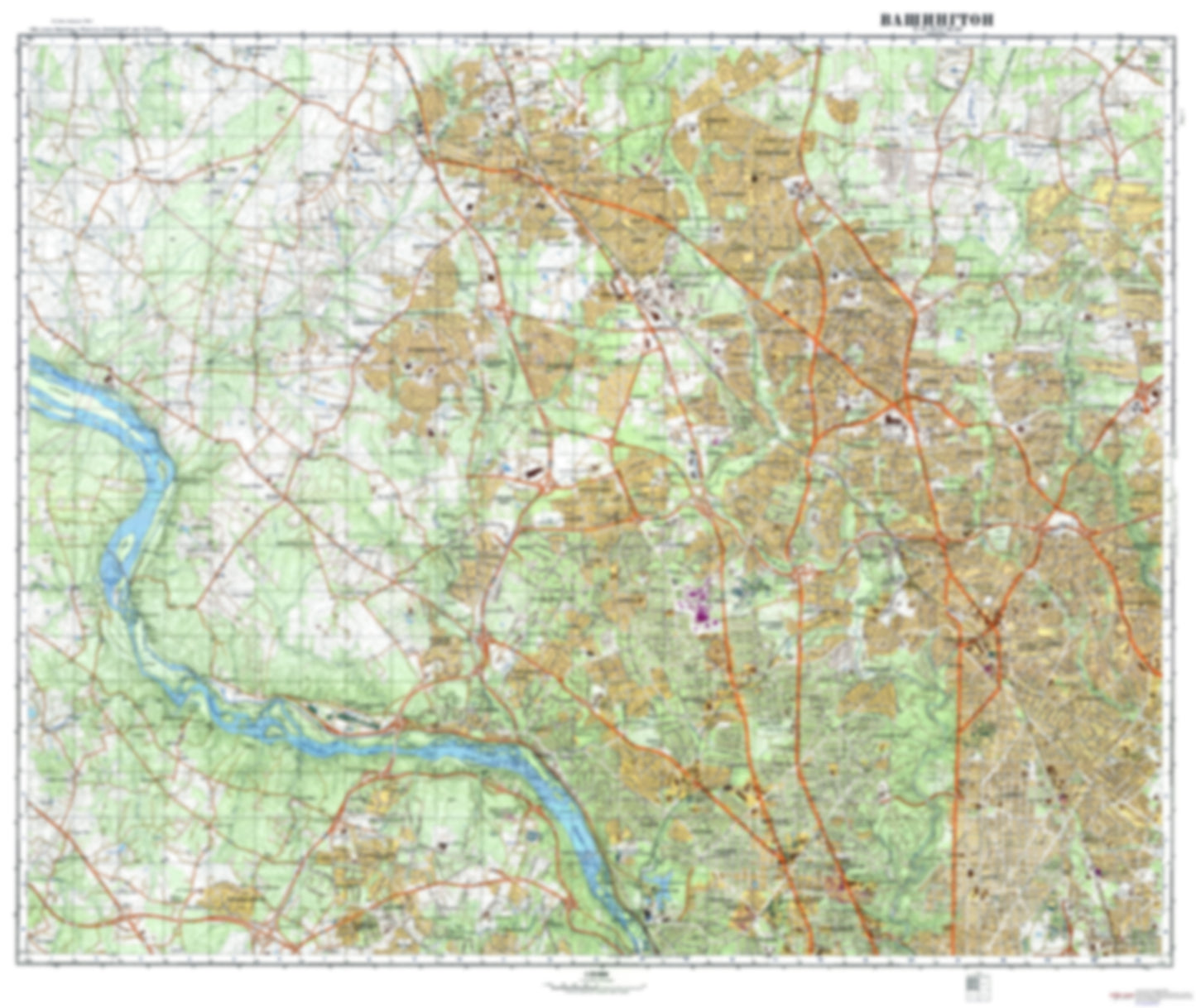 Washington DC 1 (USA) - Soviet Military City Plans