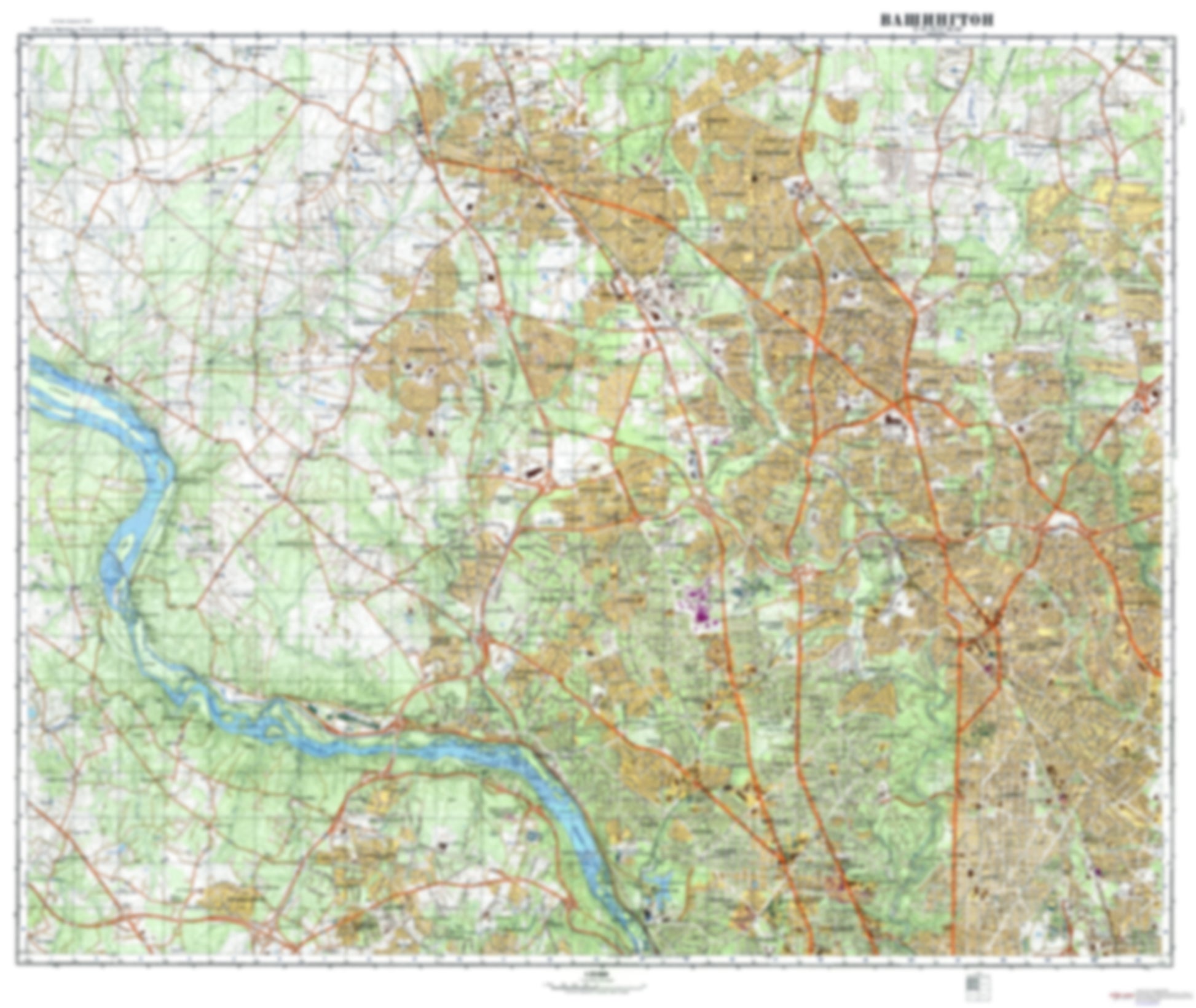 Washington DC 1 (USA) - Soviet Military City Plans