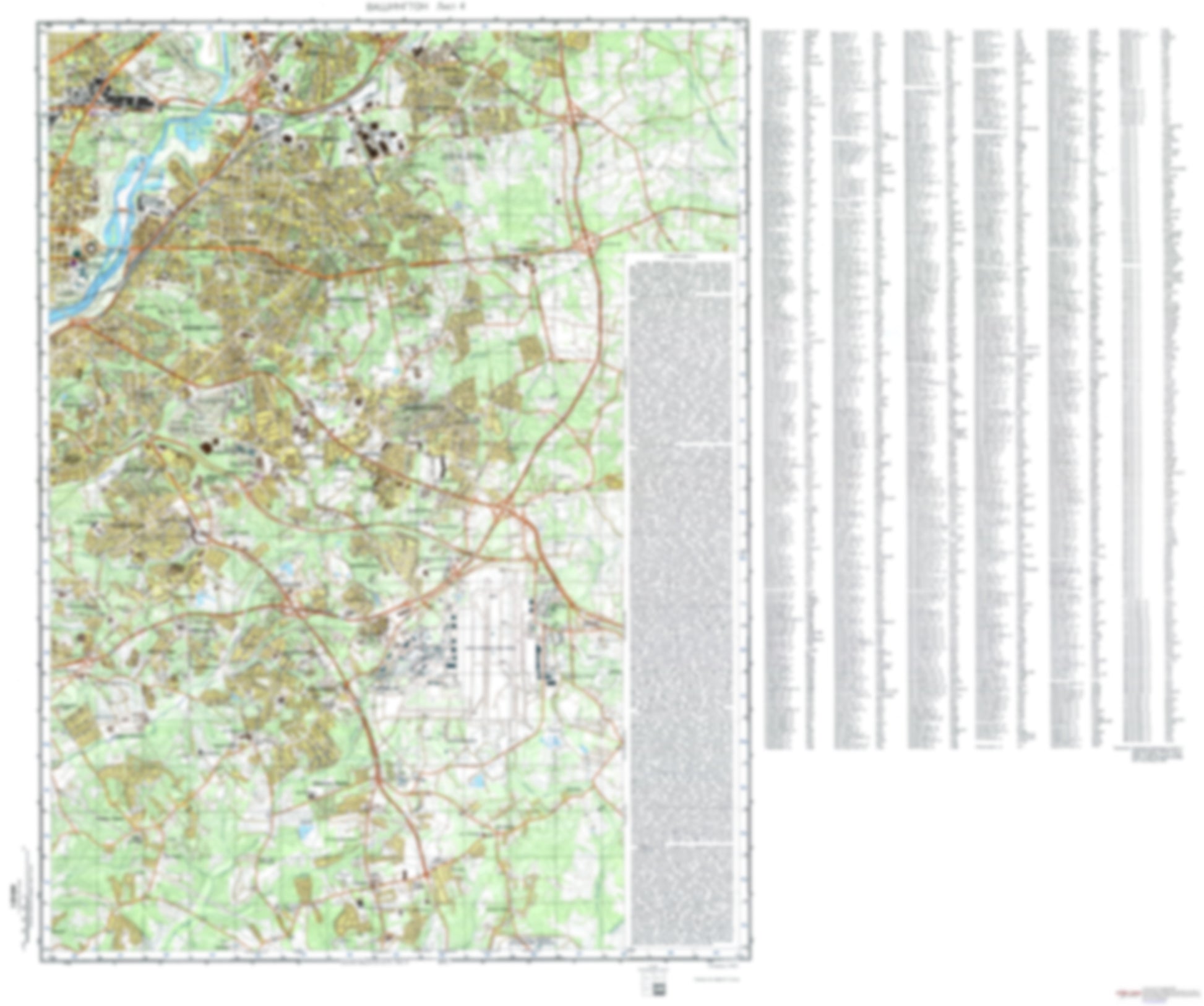 Washington DC 4 (USA) - Soviet Military City Plans