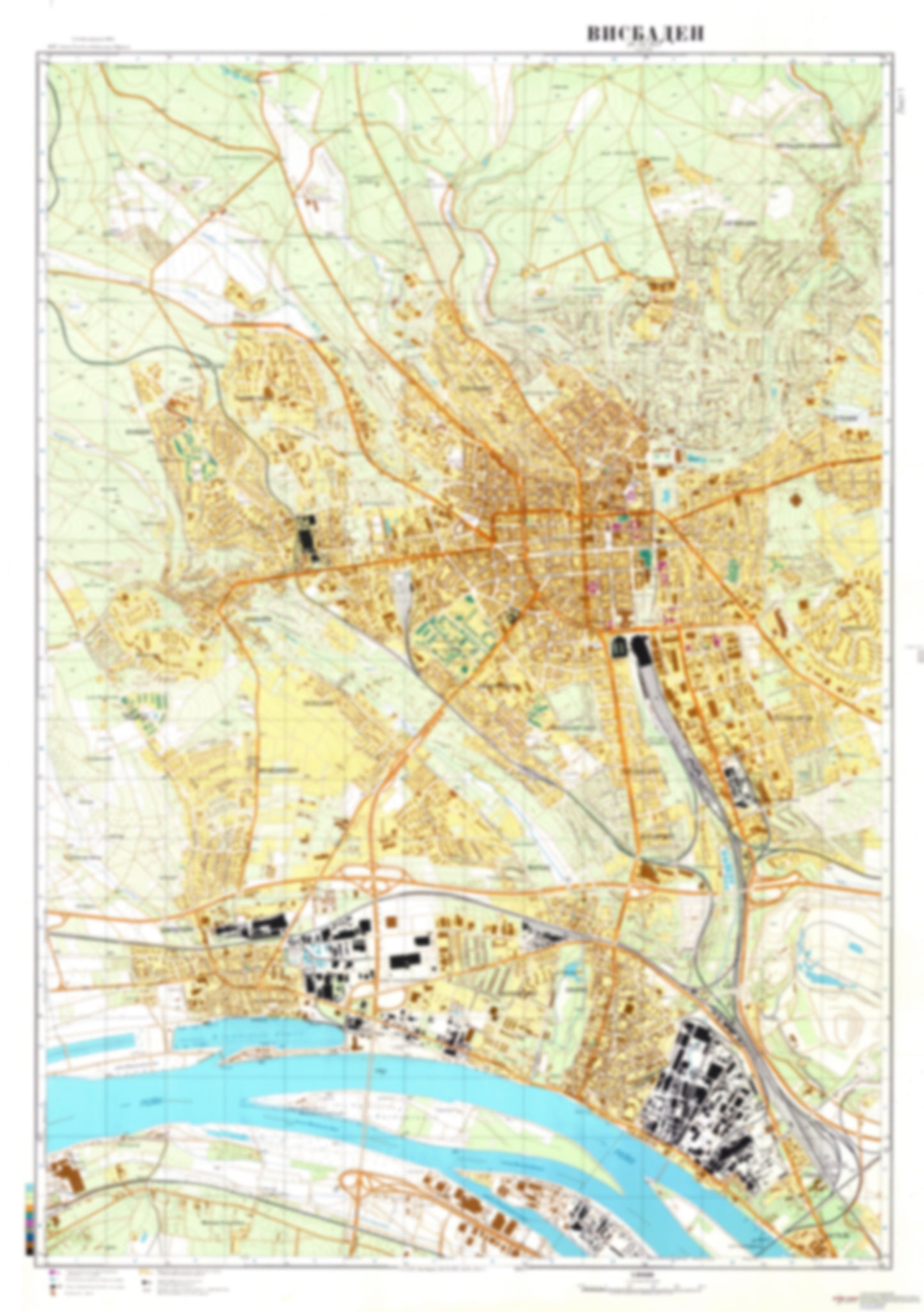 Wiesbaden 1 (Germany) - Soviet Military City Plans