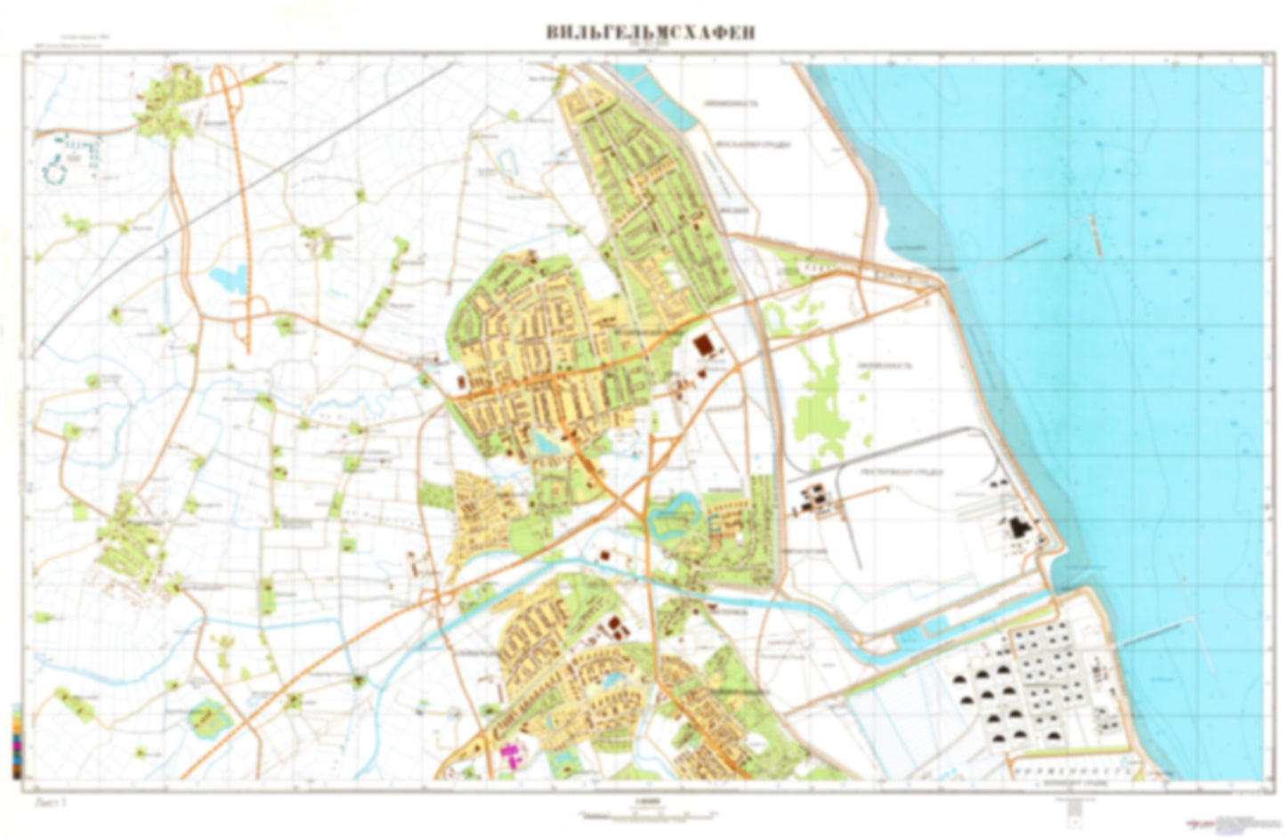 Wilhelmshaven 1 (Germany) - Soviet Military City Plans