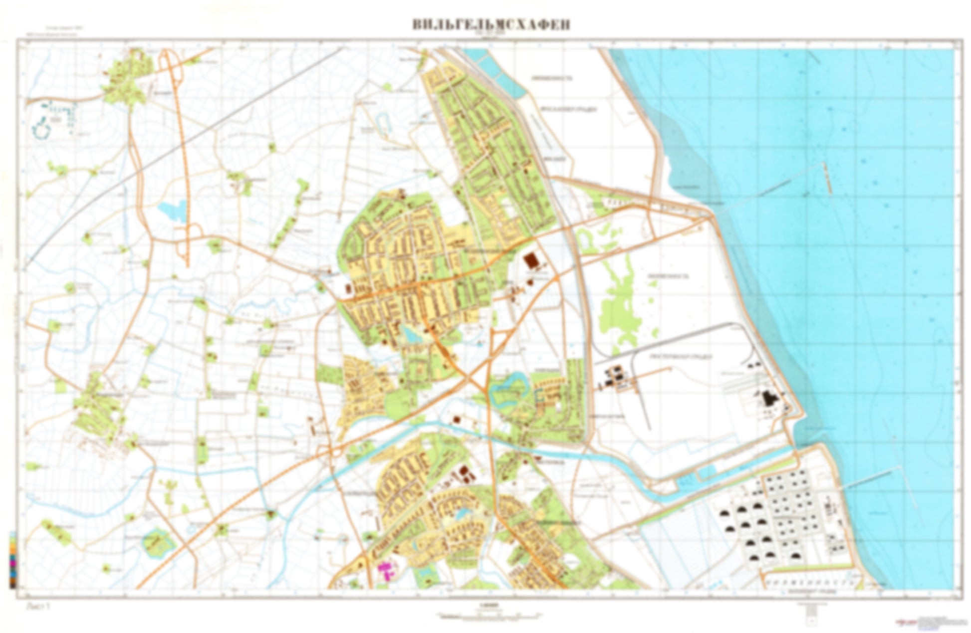 Wilhelmshaven 1 (Germany) - Soviet Military City Plans
