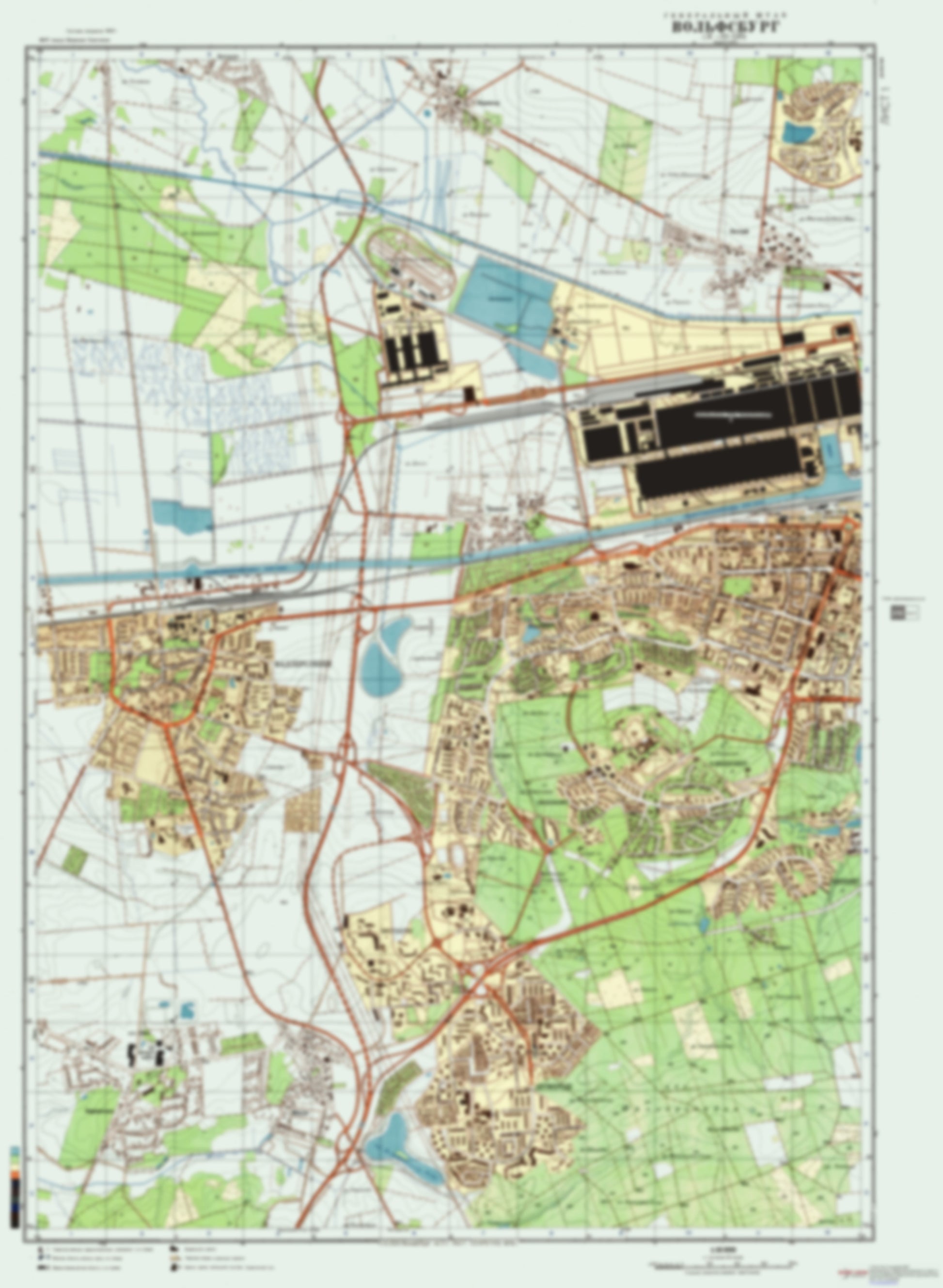 Wolfburg 1 (Germany) - Soviet Military City Plans