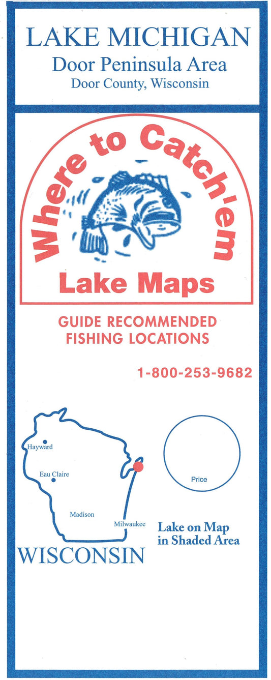 DOOR PENNINSULA AREA Fishing Map