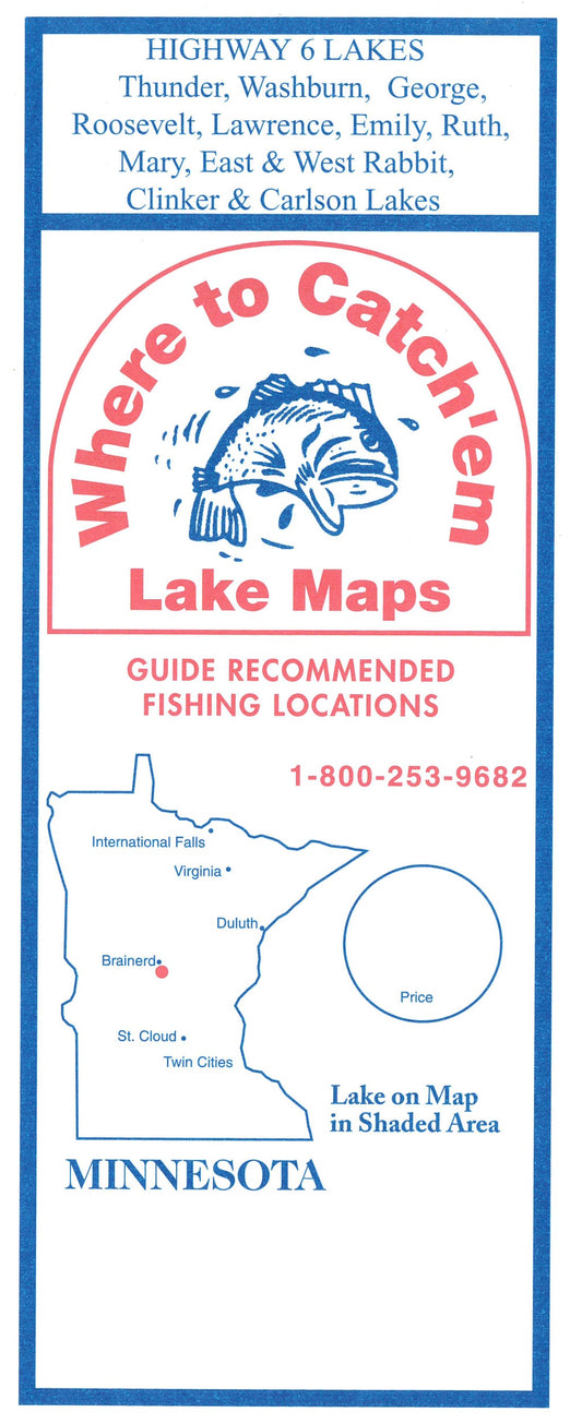 EMILY LAKE Fishing Map