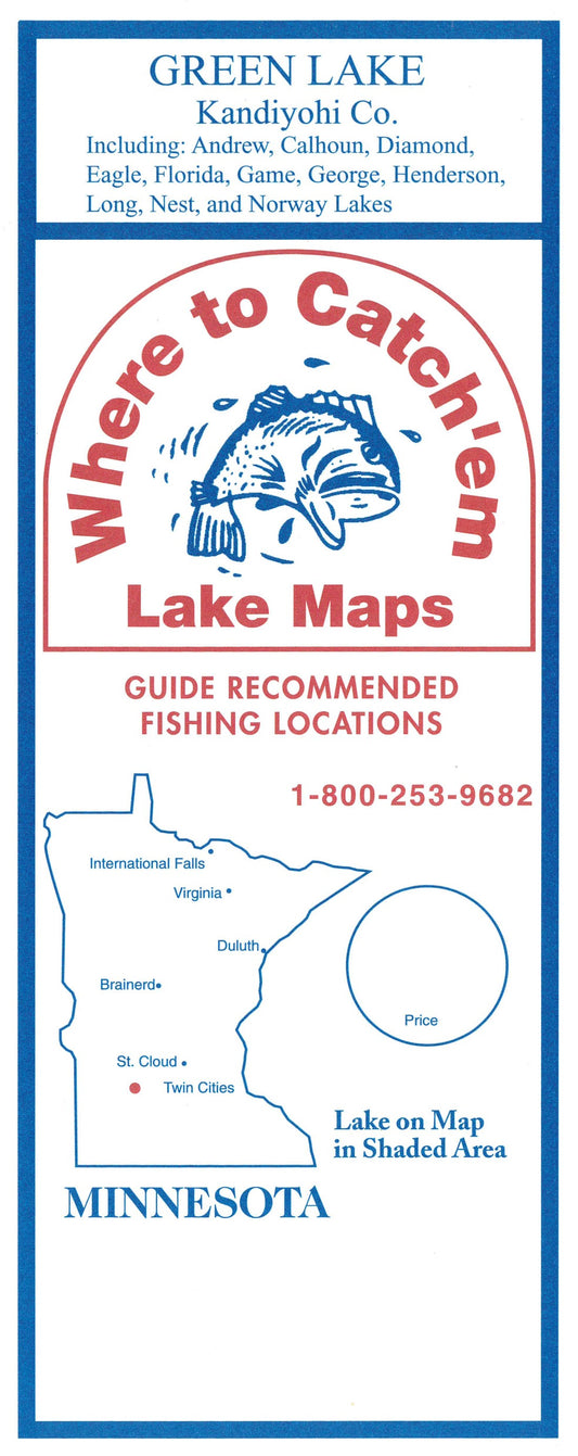 GREEN LAKE Fishing Map