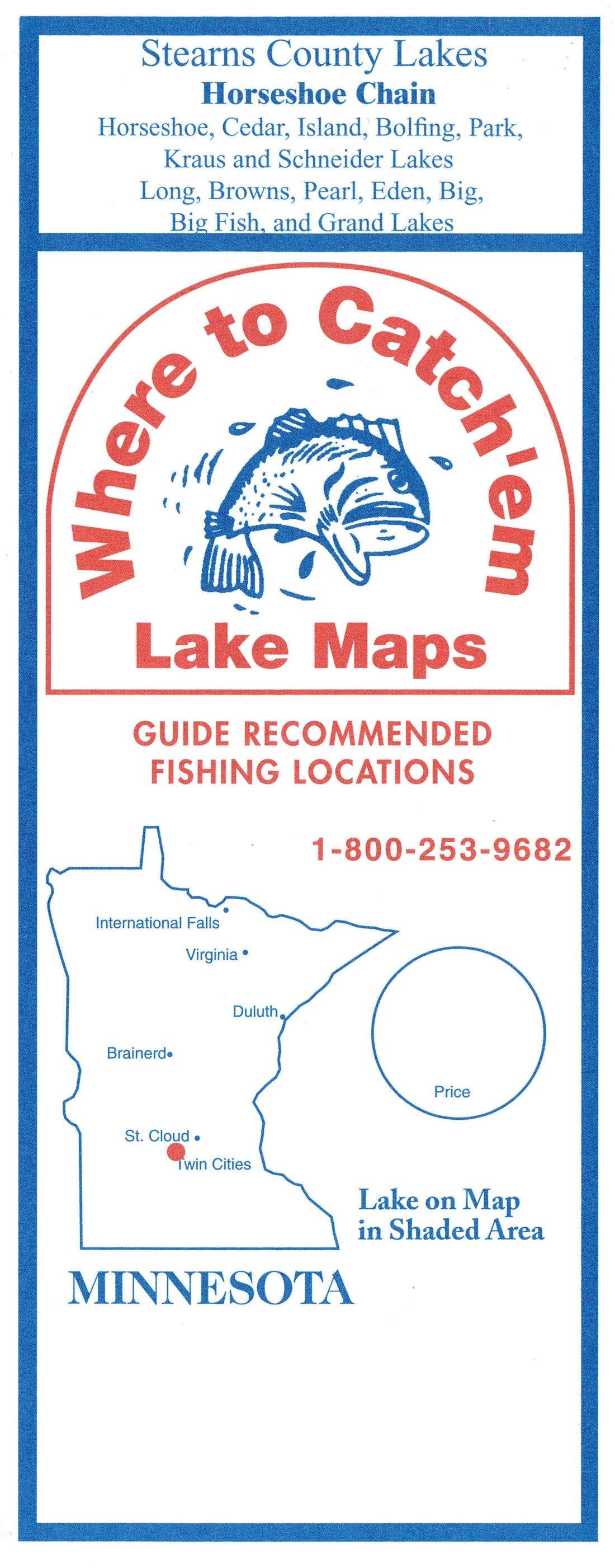 HORSESHOE CHAIN Fishing Map
