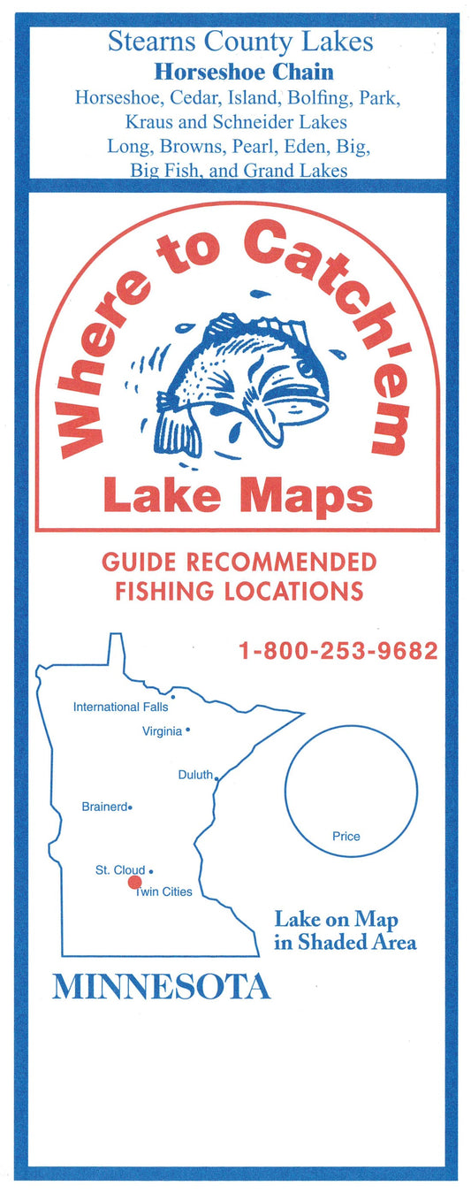 HORSESHOE CHAIN Fishing Map