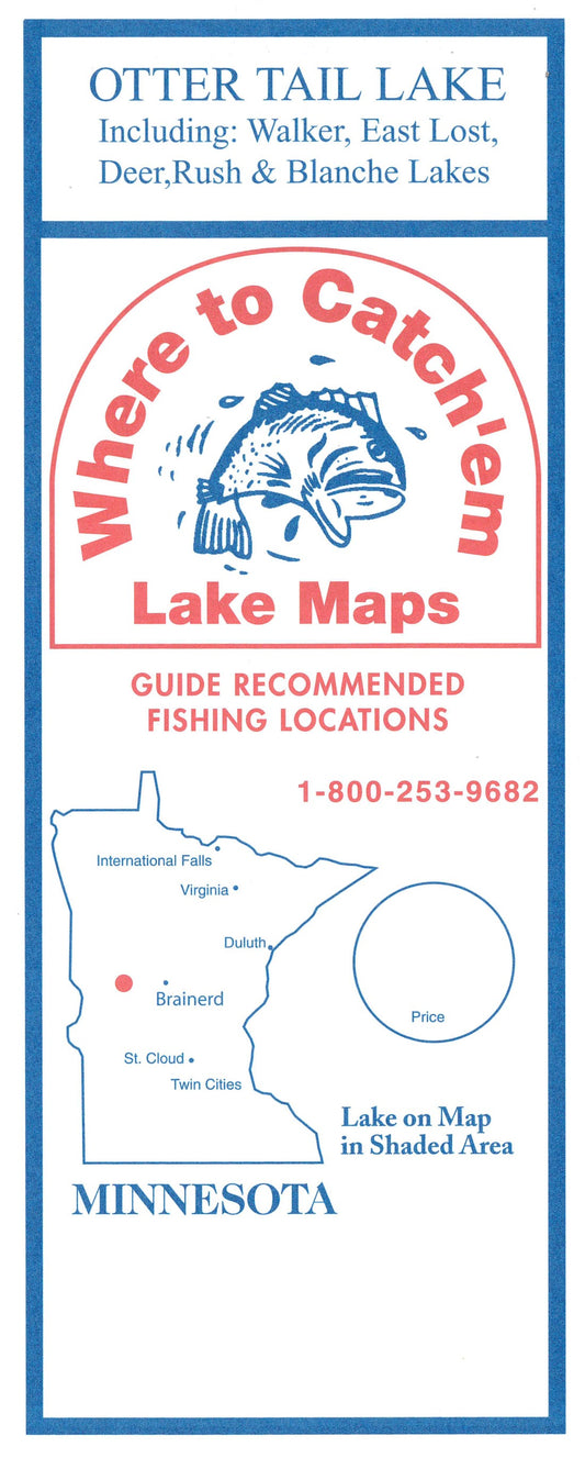 OTTER TAIL LAKE Fishing Map